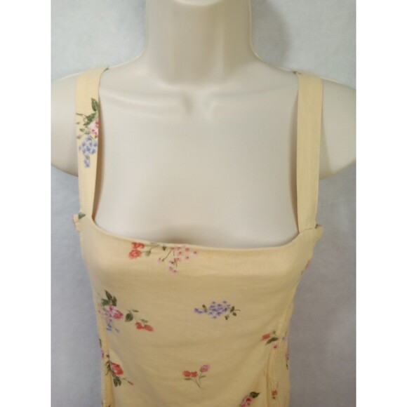 Forever 21 small yellow floral mini Sundress Flirt Romantic - Picture 2 of 16
